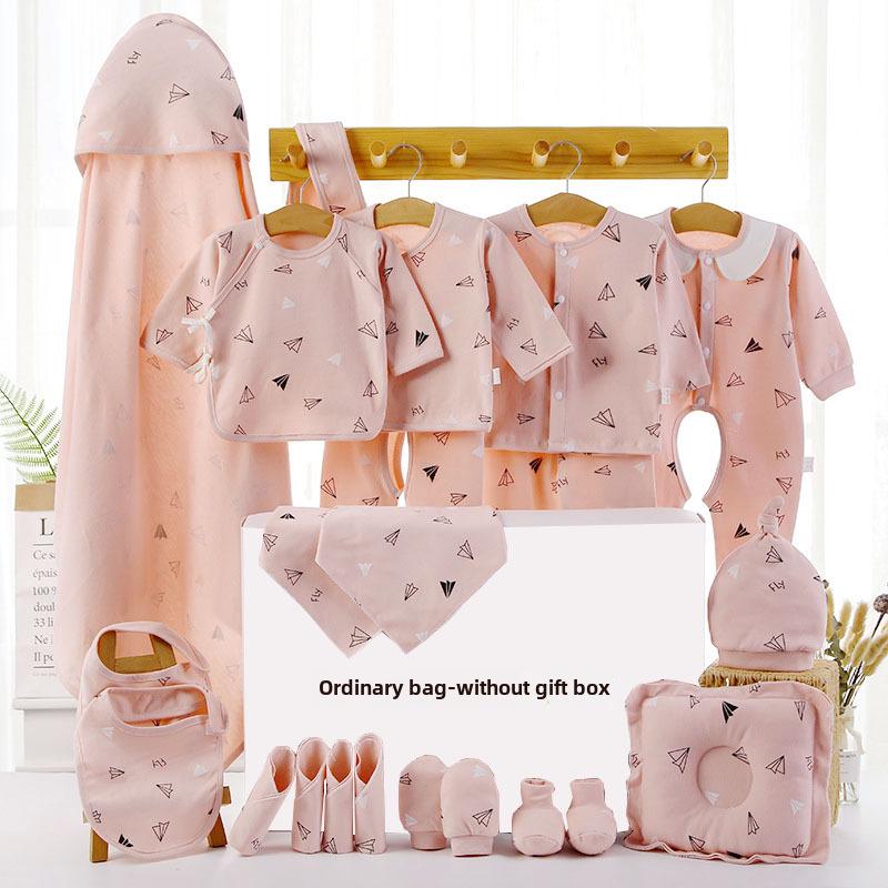 Подарочная коробка с одеждой для новорожденных: Осенне-зимний наряд унисекс для празднования полнолуния Newborn