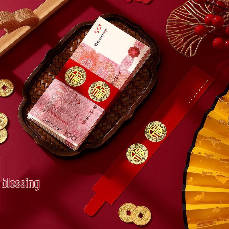 Набор Красных Конвертов Праздник Полнолуния для Подарков на Первый День Рождения 5 Pack